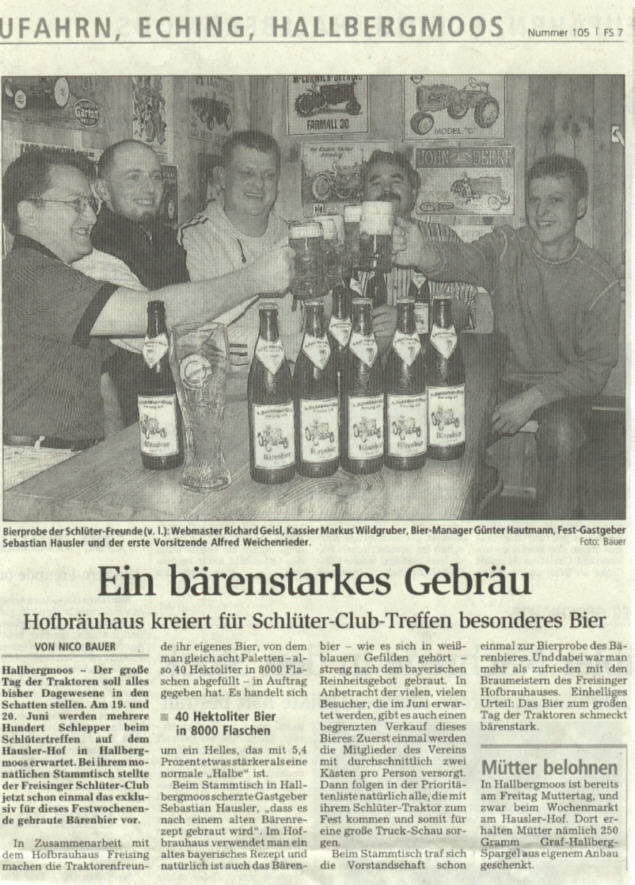 Vorstellung vom Bärenbier